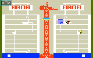 In-game screen of the game Hard Hat on Mattel Intellivision