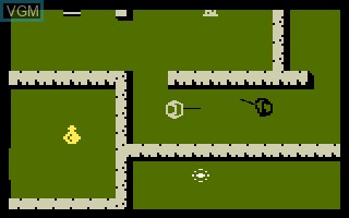 In-game screen of the game Swords & Serpents on Mattel Intellivision