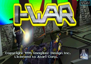 Title screen of the game I-War on Atari Jaguar