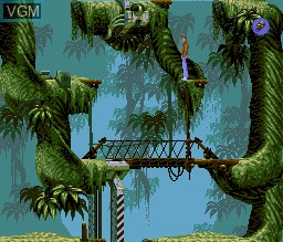 Menu screen of the game Flashback on Atari Jaguar