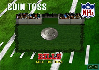Menu screen of the game Troy Aikman NFL Football on Atari Jaguar