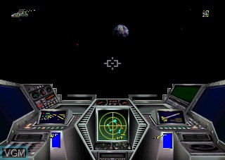 In-game screen of the game Hover Strike on Atari Jaguar