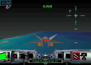 In-game screen of the game Cybermorph on Atari Jaguar