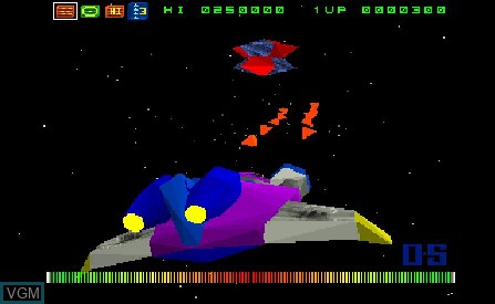 In-game screen of the game Zero 5 on Atari Jaguar