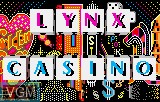 Title screen of the game Lynx Casino on Atari Lynx