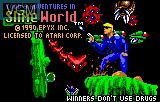 Title screen of the game Todd's Adventures in Slime World on Atari Lynx