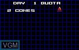 Menu screen of the game A.P.B. on Atari Lynx