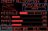 Menu screen of the game Battlezone 2000 on Atari Lynx