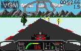 In-game screen of the game Checkered Flag on Atari Lynx