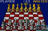 In-game screen of the game Fidelity Ultimate Chess Challenge on Atari Lynx