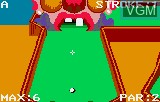 In-game screen of the game Krazy Ace Miniature Golf on Atari Lynx