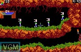In-game screen of the game Lemmings on Atari Lynx