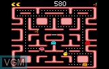 In-game screen of the game Ms. Pac-Man on Atari Lynx