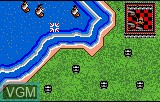 In-game screen of the game Rampart on Atari Lynx