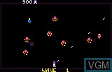 In-game screen of the game Robotron - 2084 on Atari Lynx