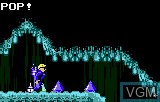 In-game screen of the game Todd's Adventures in Slime World on Atari Lynx