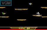 In-game screen of the game Joust on Atari Lynx