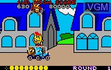 In-game screen of the game Pac-Land on Atari Lynx