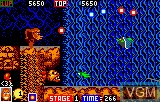 In-game screen of the game Toki on Atari Lynx