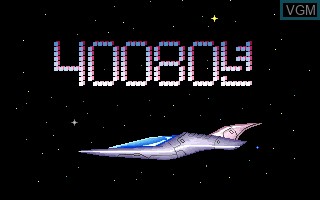 Title screen of the game 40080 on MS-DOS