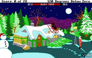 In-game screen of the game 120 Degrees Below Zero on MS-DOS