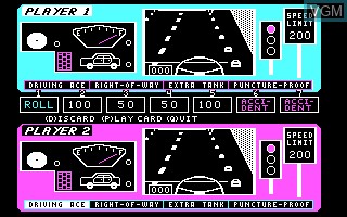 In-game screen of the game 1,000 Miler on MS-DOS