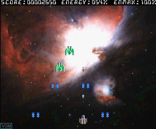 In-game screen of the game Zone Terra on MSX Turbo-R