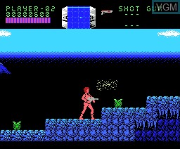 In-game screen of the game Aliens 2 on MSX2 Disk
