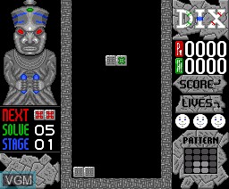 In-game screen of the game Dix Demo on MSX2 Disk