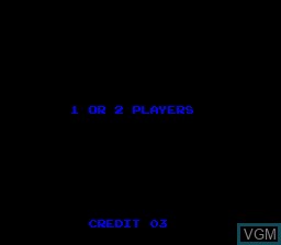 Menu screen of the game 10-Yard Fight '85 on MAME