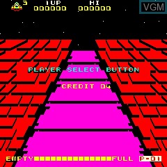 Menu screen of the game Cassette - Astro Fantasia on MAME