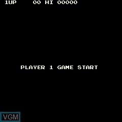 Menu screen of the game Cassette - Mission-X on MAME