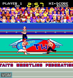 In-game screen of the game Mania Challenge on MAME