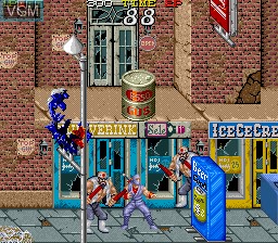 In-game screen of the game Shadow Warriors on MAME