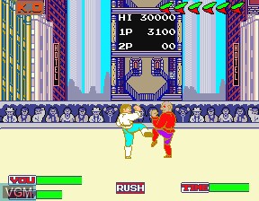 In-game screen of the game Shanghai Kid on MAME