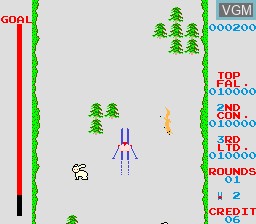 In-game screen of the game Silver Land on MAME