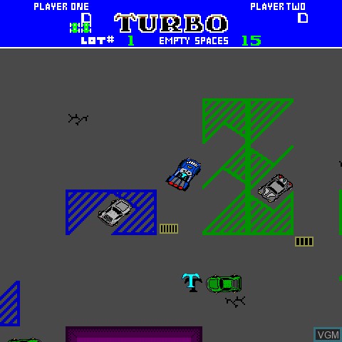 In-game screen of the game Turbo Tag on MAME