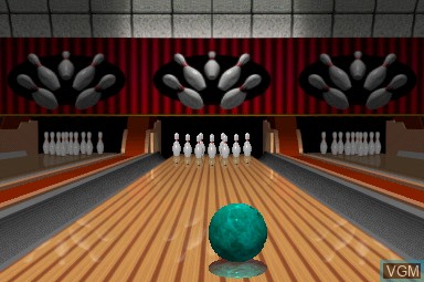 In-game screen of the game World Class Bowling on MAME
