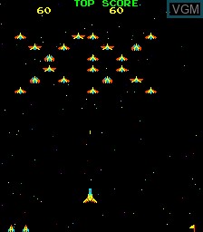 In-game screen of the game Sky Raiders on MAME