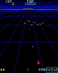 In-game screen of the game Space Raider on MAME