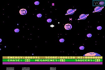 In-game screen of the game Astro Chase on MAME
