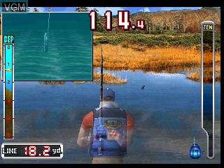 In-game screen of the game Fisherman's Bait 2 - A Bass Challenge on MAME