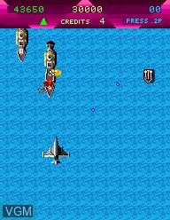 In-game screen of the game War Mission on MAME