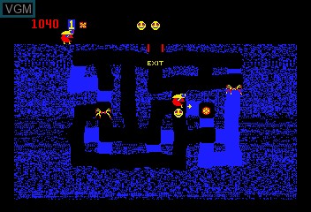 In-game screen of the game The Adventures of Robby Roto! on MAME