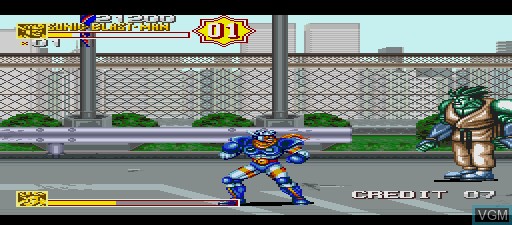 In-game screen of the game Sonic Blast Man II Special Turbo on MAME