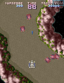 In-game screen of the game Assault Plus on MAME