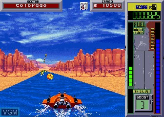 In-game screen of the game Hydra on MAME