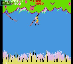 In-game screen of the game Jungle Hunt on MAME