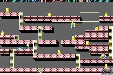 In-game screen of the game Lode Runner IV - Teikoku Karano Dasshutsu on MAME