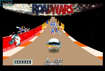 In-game screen of the game RoadWars on MAME